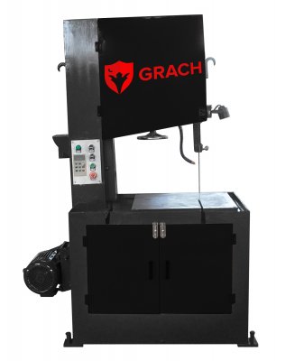 Вертикальный ленточнопильный станок GRACH V2M 400х100 с ручной подачей заготовки